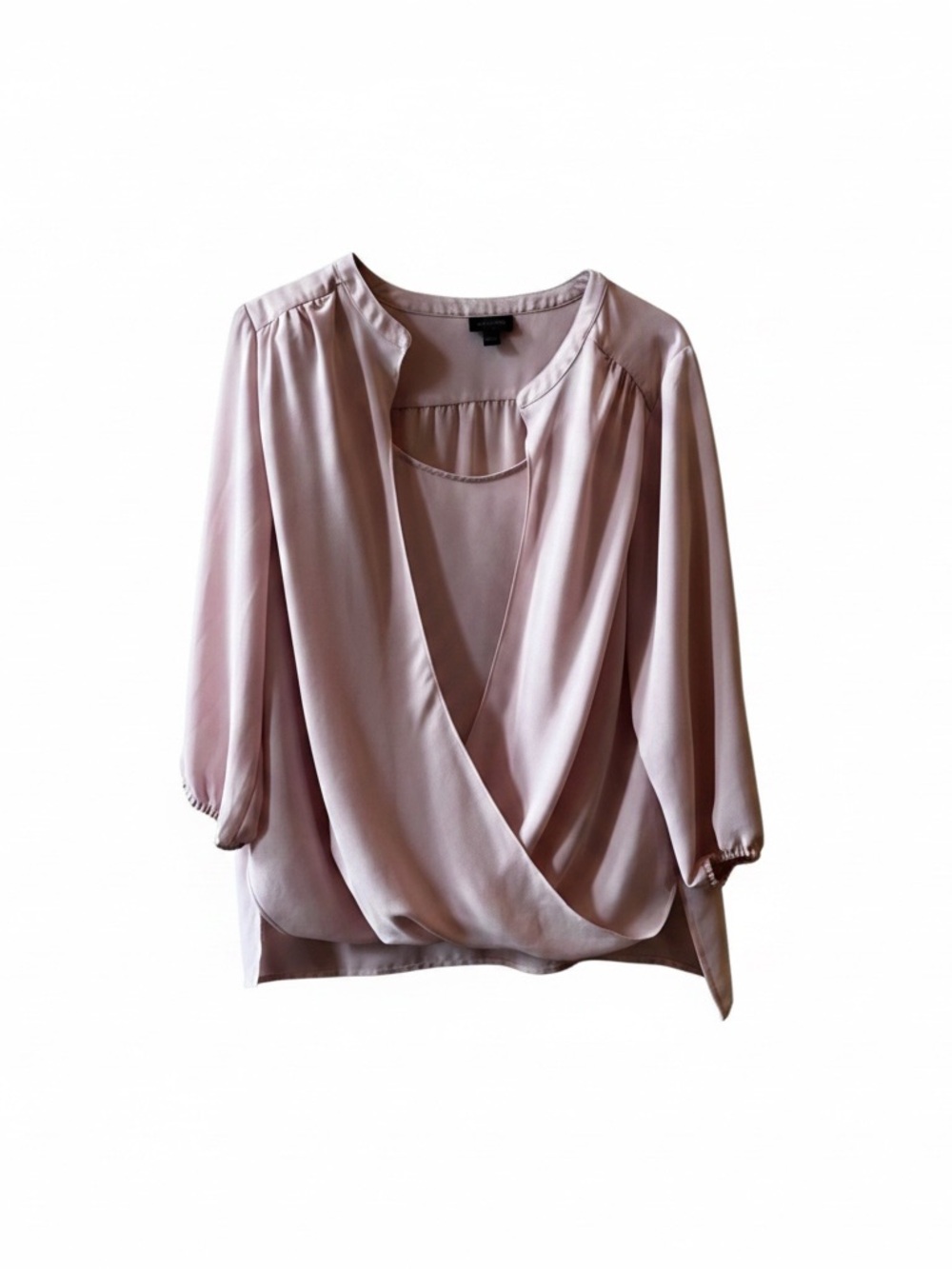 J Jill Wearever Collection
Women's L Rosewater Pink 3/4
Sleeve Layered Blouse